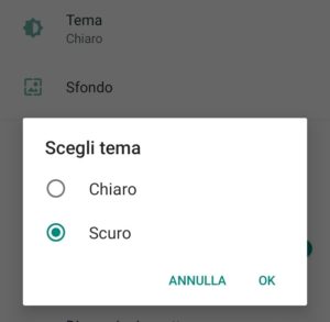 WhatsApp Dark Mode: come si attiva la modalità scura